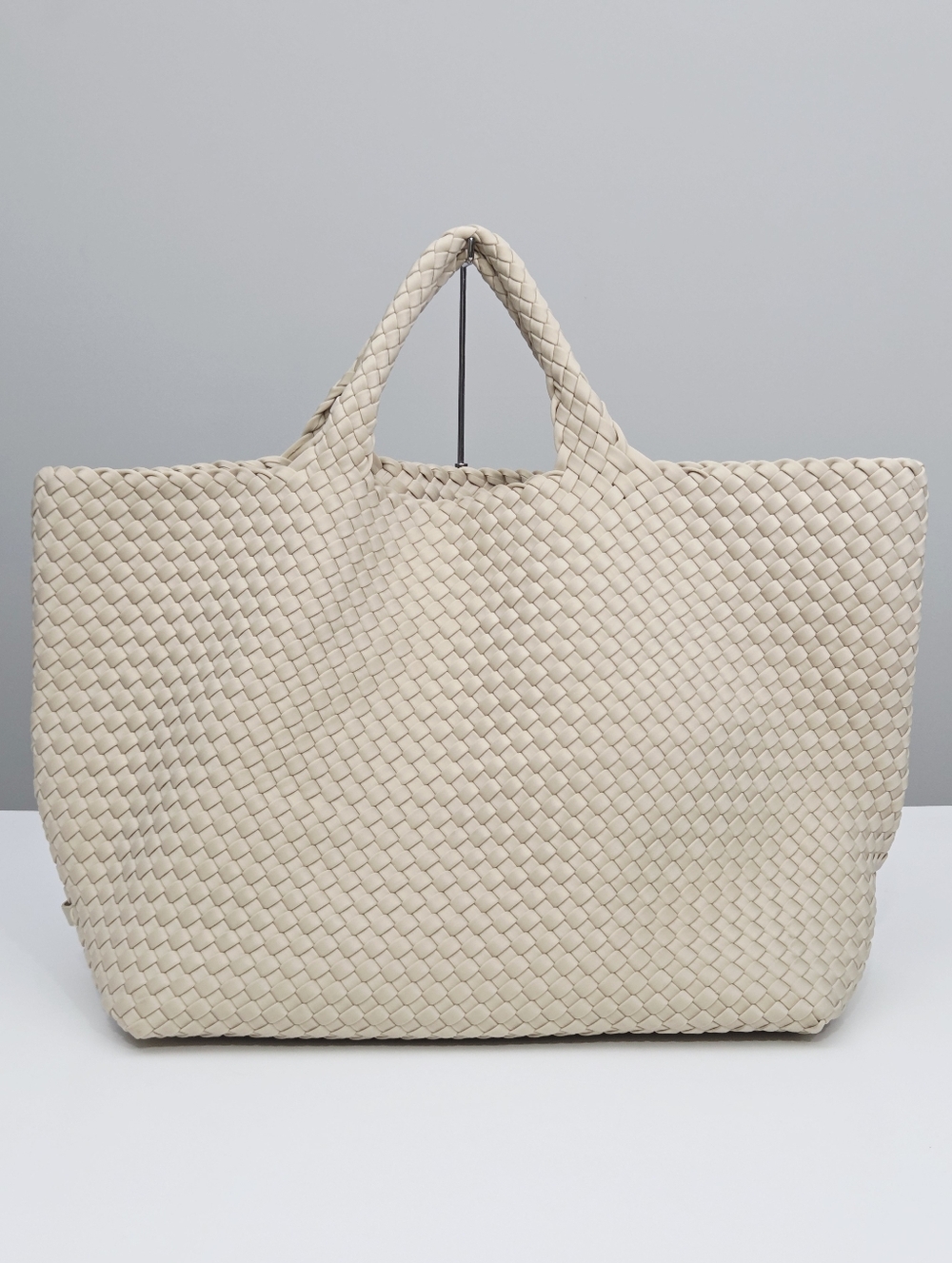 LIKE NEW NAGHEDI ST BARTHS LARGE TOTE BAG - ECRU - Picture 4 of 10